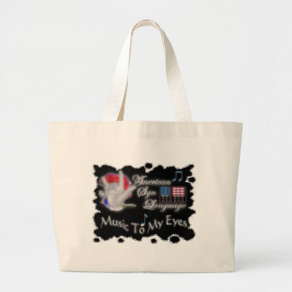 Grand Tote Bag MUSIQUE d'asl à MES yeux