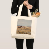 Grand Tote Bag Mustangs de Sand Wash Basin (Devant (produit))