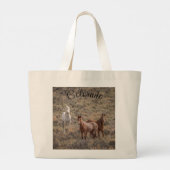 Grand Tote Bag Mustangs de Sand Wash Basin (Dos)
