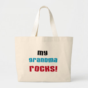 Grand Tote Bag My Grandma Rocks T-shirts et cadeaux