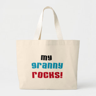 Grand Tote Bag My Granny Rocks T-shirts et cadeaux