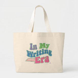 Grand Tote Bag My Writing Era Fun Auteur Slogan