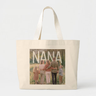 Grand Tote Bag Nana PhotoPop personnalisée