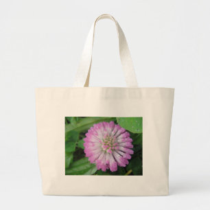 Grand Tote Bag Nasse rosa Kleeblüte