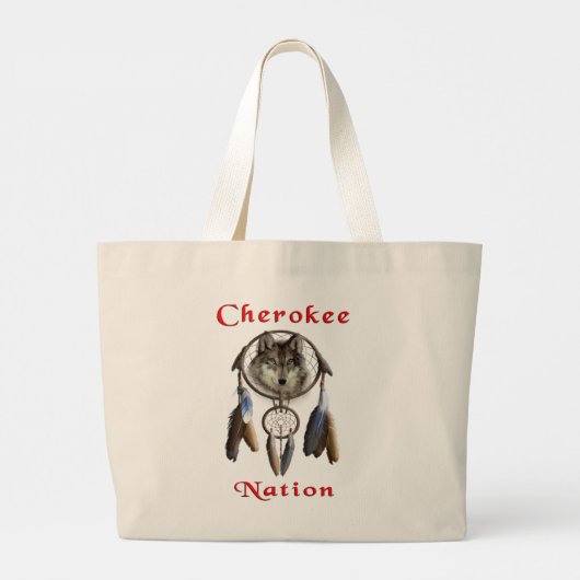 Grand Tote Bag Nation cherokee (Dos)