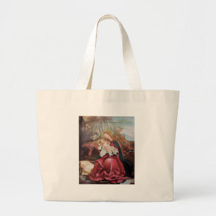 GRAND TOTE BAG NATIVITÉ AVEC ANGELS - MAGIE DE NOËL