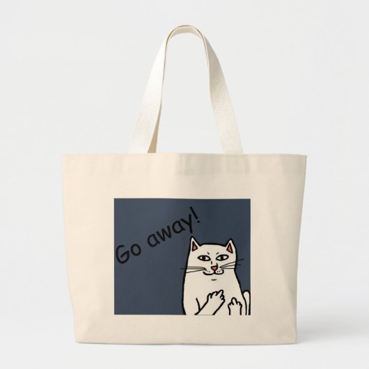 Grand Tote Bag Naughty Cat (Devant)