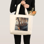 Grand Tote Bag Navire de lecteurs (Devant (produit))