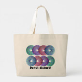 Grand Tote Bag Ne déranger pas (Dos)