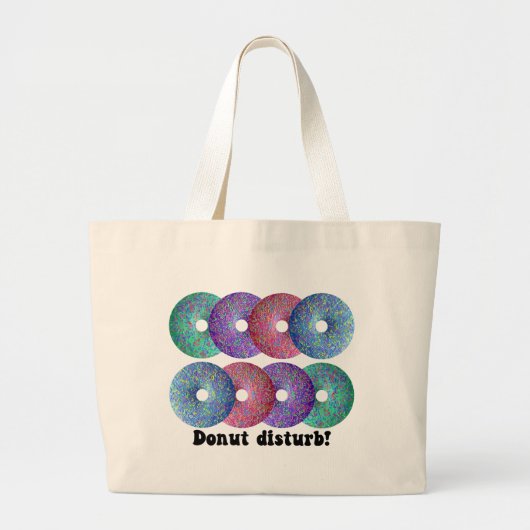 Grand Tote Bag Ne déranger pas (Devant)