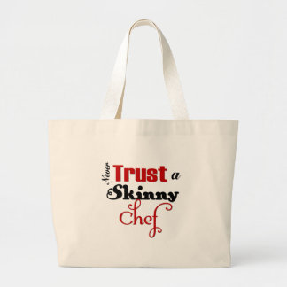 Grand Tote Bag Ne jamais faire confiance à un chef maigre