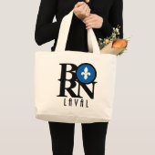 Grand Tote Bag NÉ Laval (Devant (produit))