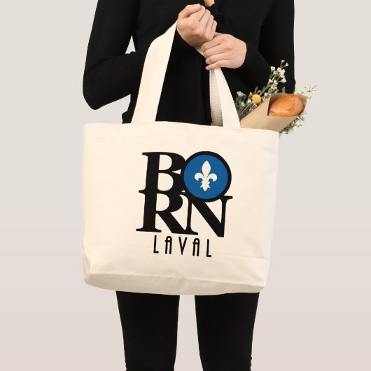 Grand Tote Bag NÉ Laval (Devant (produit))