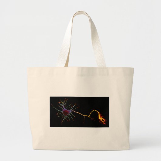 Grand Tote Bag Neuroscience, neuron, science (Devant)