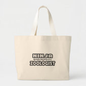 Grand Tote Bag Ninja Clairement déguisé en zoologiste (Devant)