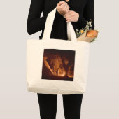 Grand Tote Bag No. 2 du feu de camp (Devant (produit))