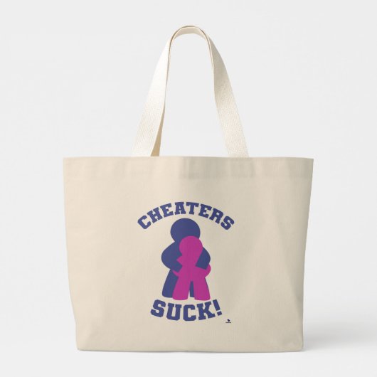 Grand Tote Bag No Cheaters Board Game Meme Humor Design (Dos)