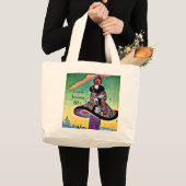 Grand Tote Bag Noël d'art déco (Devant (produit))