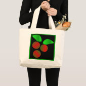 Grand Tote Bag Noël Holly I (Devant (produit))