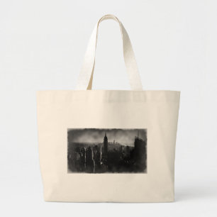 Grand Tote Bag Noir et blanc New York City