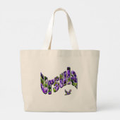 Grand Tote Bag Nom Ursula floral (Dos)