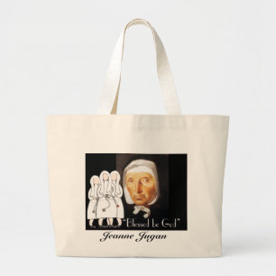 Grand Tote Bag Nonnes d'or et cadeaux de jubilé argenté