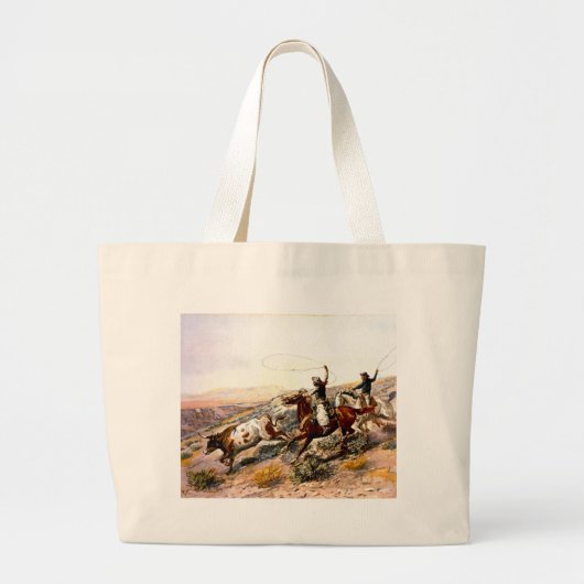 Grand Tote Bag Nostalgie occidentale (Devant)