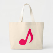 Grand Tote Bag Notes musicales (Devant)