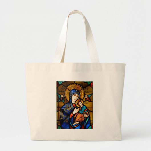 Grand Tote Bag notre dame d'aide perpétuelle (Devant)