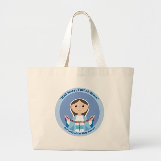 Grand Tote Bag Notre Madame du chapelet (Devant)