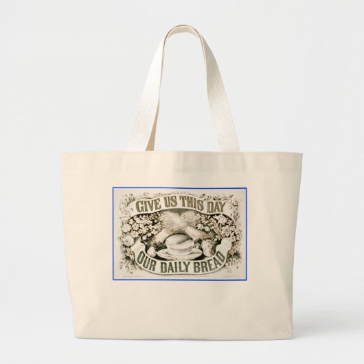 GRAND TOTE BAG NOTRE PAIN QUOTIDIEN (Devant)
