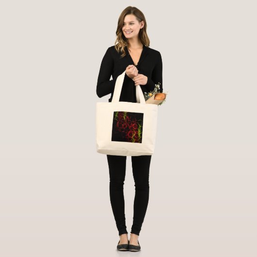 Grand Tote Bag Nous aimons (Devant (modèle))