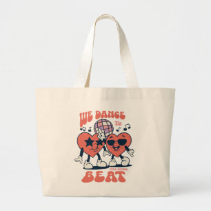 Grand Tote Bag nous dansons sur le même rythme