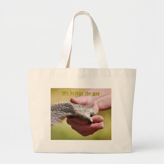 GRAND TOTE BAG NOUS RÉDUISONS L'ÉCART (Devant)