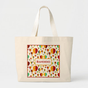 Grand Tote Bag Nouveau-Mexique Zia Hot Air Ballots