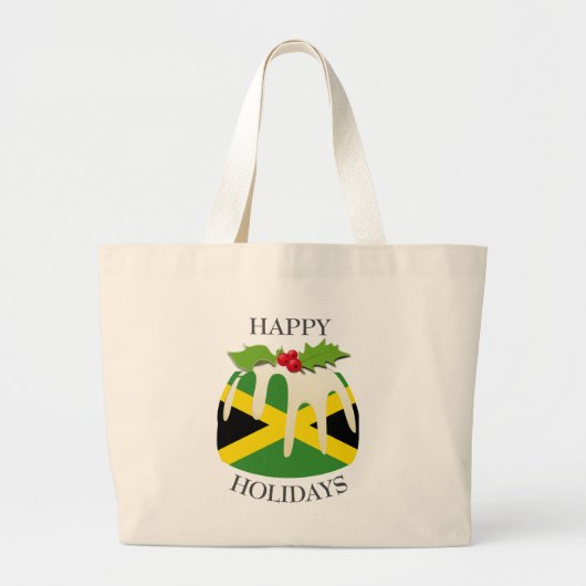 Grand Tote Bag Nouveauté | Pudding Festif avec | DRAG JAMAÏCAIN (Devant)
