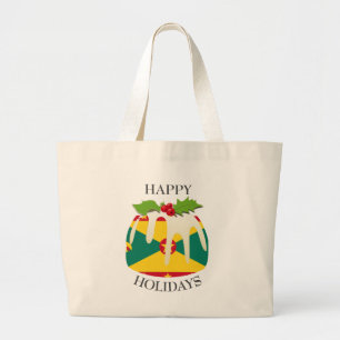 Grand Tote Bag Nouveauté Pudding Festif DRAG DE GRENADA