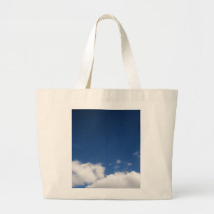 Grand Tote Bag Nuages et ciel bleu