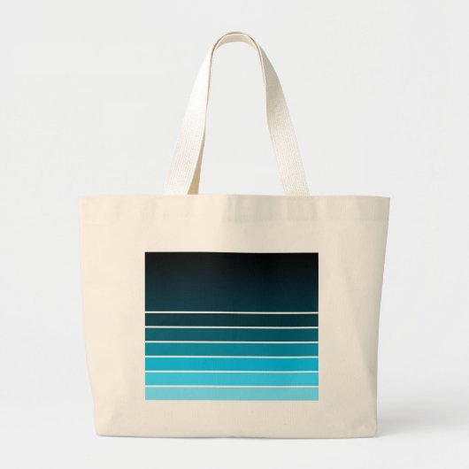 Grand Tote Bag nuance bleue (Devant)