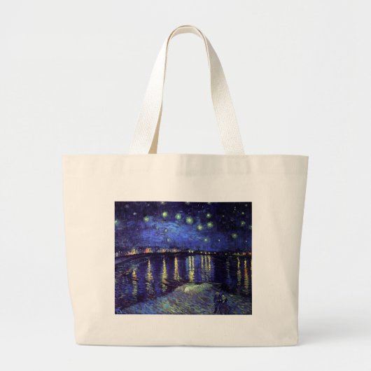 Grand Tote Bag nuit étoilée sur le rhone 1890 (Devant)