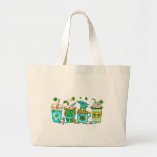 Grand Tote Bag Nurse Coffee Lover St Patrick's