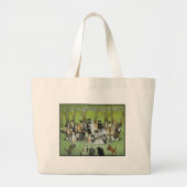 Grand Tote Bag Observez la birdie (Devant)