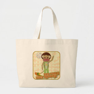 Grand Tote Bag Obtenez Funky Sock