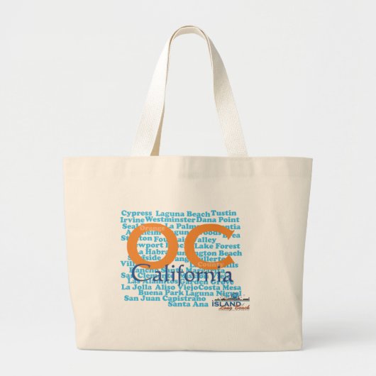 Grand Tote Bag OC - Comté d'Orange, la Californie (Devant)