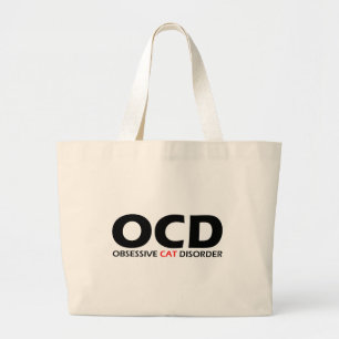 Grand Tote Bag OCD - Trouble obsessionnel du chat