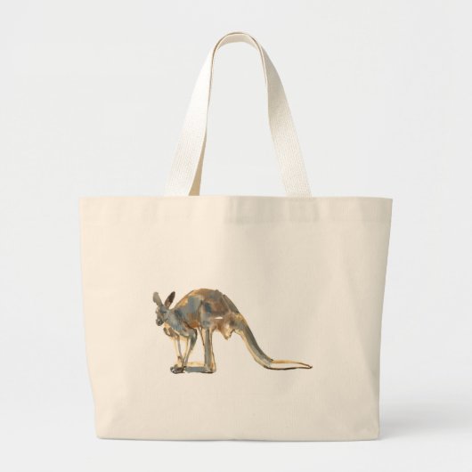 Grand Tote Bag Ocre épousseté (Devant)