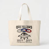 Grand Tote Bag Odd Fellows Links and Eye 200th Anniversary (Devant)