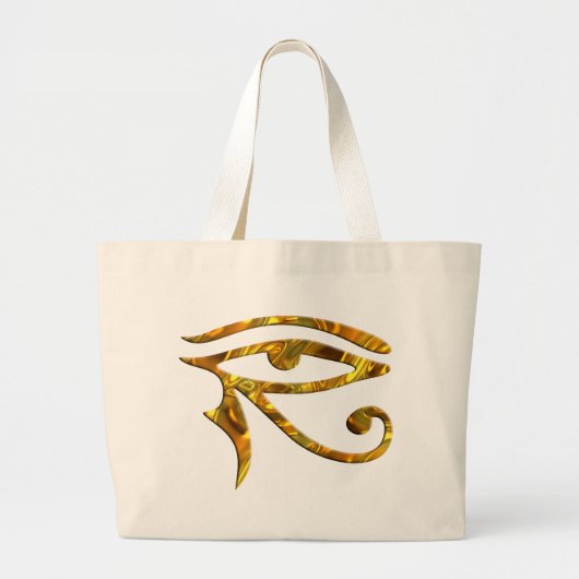 Grand Tote Bag OEil de Horus - OR (Devant)