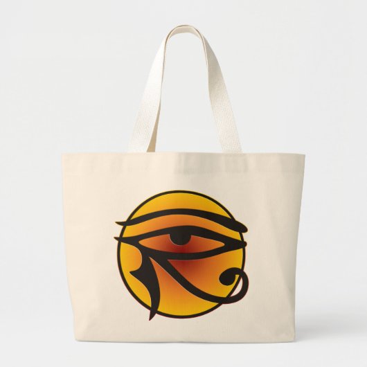 Grand Tote Bag OEil de lune de Horus (Devant)