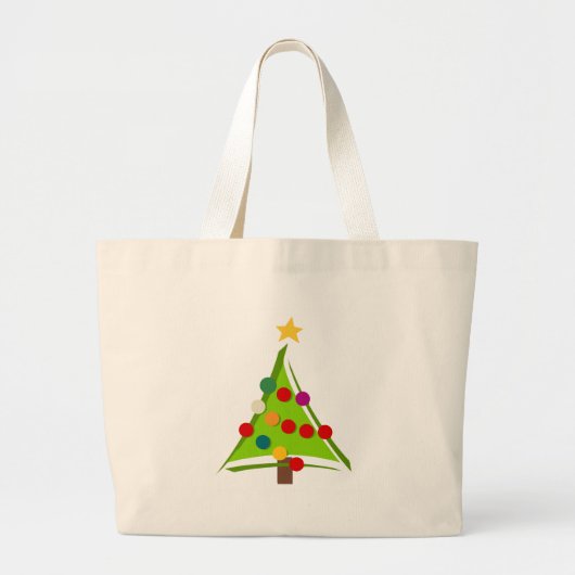 Grand Tote Bag Oh Christmas Tree Tshirts et cadeaux (Devant)